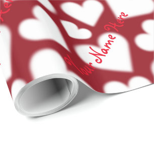 Love Wrapping Paper Valentine's Custom Gift Paper