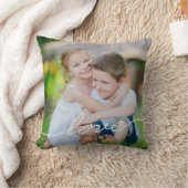 LOVE Writing Custom Photo Throw Pillow (Blanket)