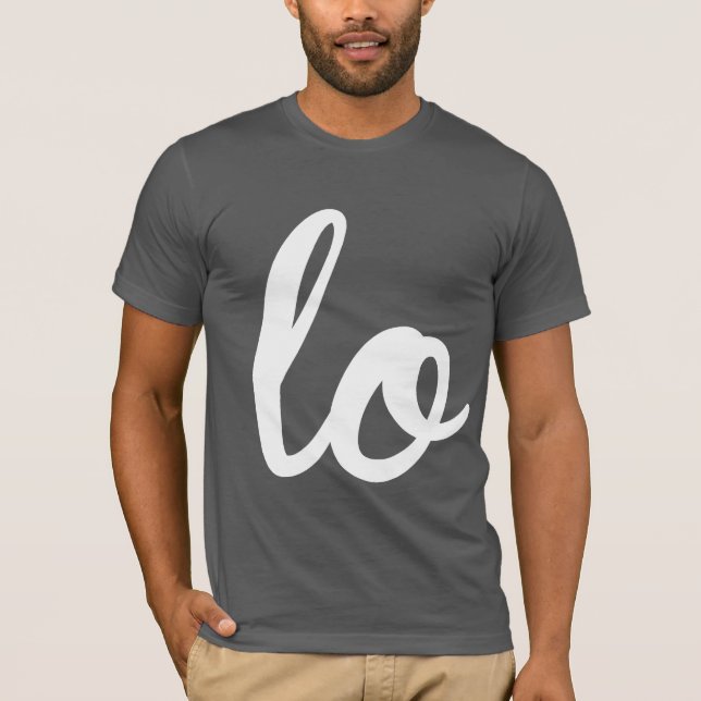 LOVE WRITING LEFT - WHITE -.png T-Shirt (Front)