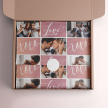 Love XOXO Valentine's Photo Collage