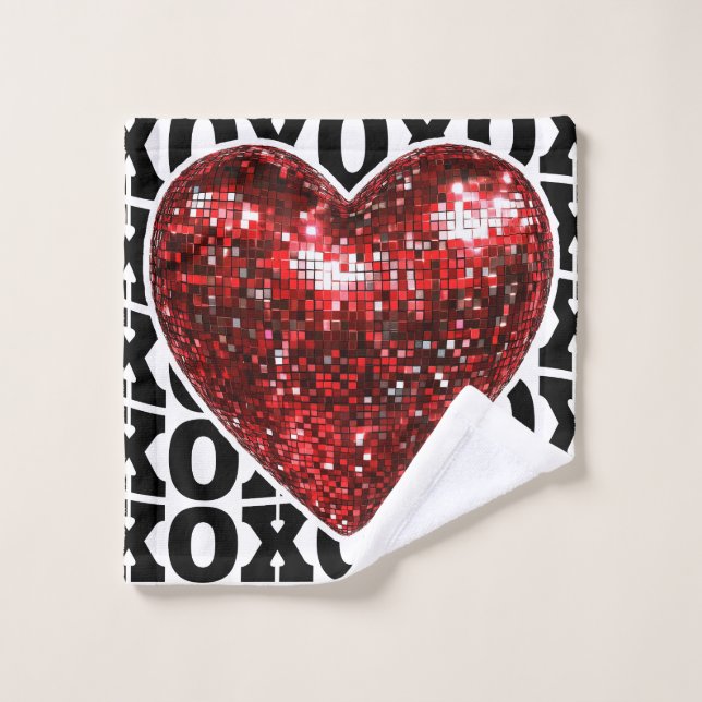 LOVE XOXO WASH CLOTH (Wash Cloth)