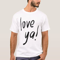 Love Ya – Cute Love Typography