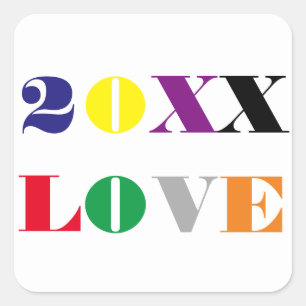 Love Year -Square Sticker