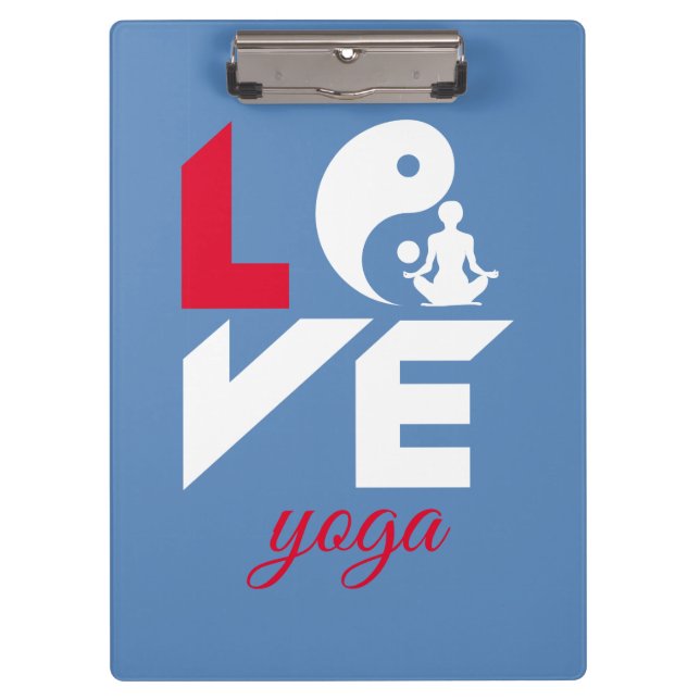 Love yoga clipboard (Front)