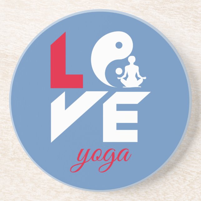 Love yoga coaster (Front)