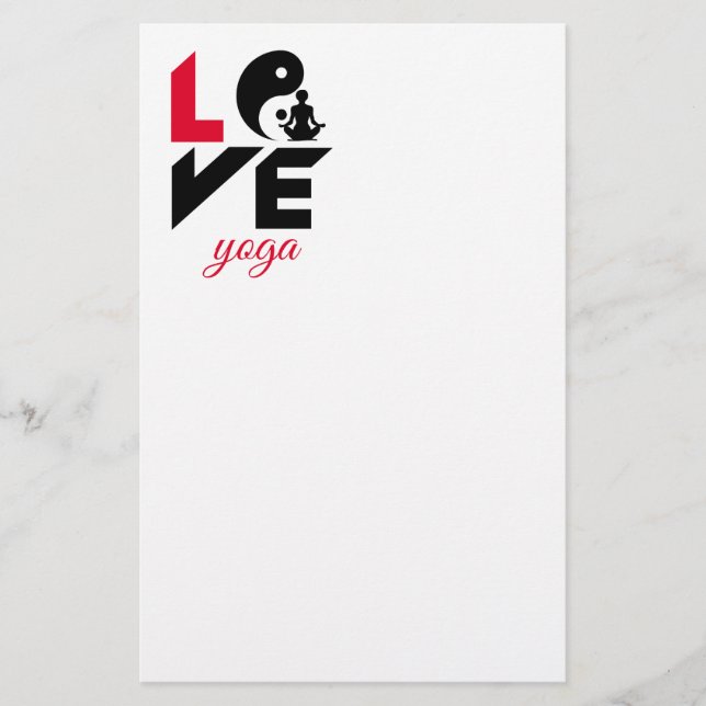 Love yoga flyer (Front)