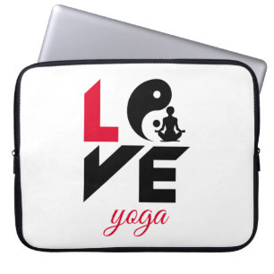 Love yoga laptop sleeve