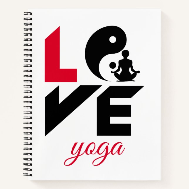 Love yoga notebook (Front)