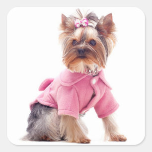 Love Yorkshire Terrier Puppy Dog Sticker / Seals