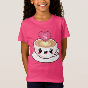 Love You A Latte EMoji T-Shirt