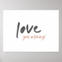 Love you Always | Forever Eternal Everlasting Art