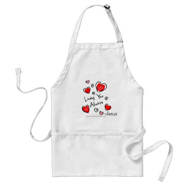 Love you always, Jesus Standard Apron (Front)
