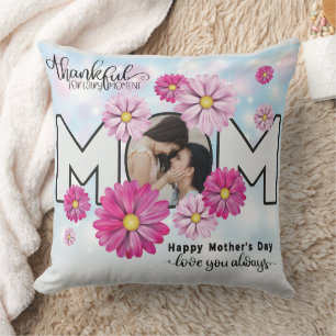 Love You Always Mum Custom Mothers Day Photo Cushion