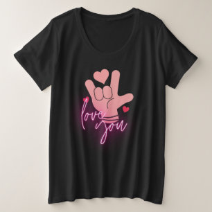 Love you.b plus size T-Shirt