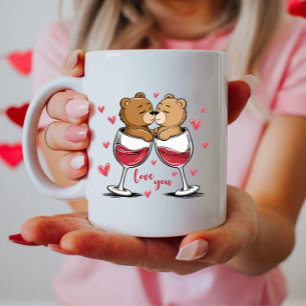 Love You, Bear Couple Coffee Mug