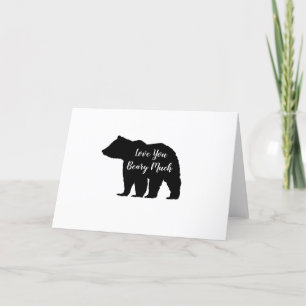 Love You Bear Mountain  Thank You Card