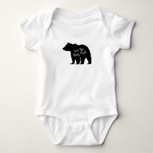 Love You Bear Woodland Baby Bodysuit