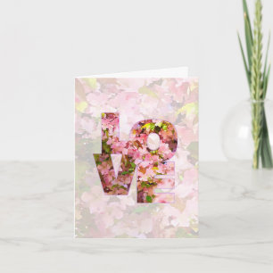 Love you, birthday girl! Pink Crabapple themed Card