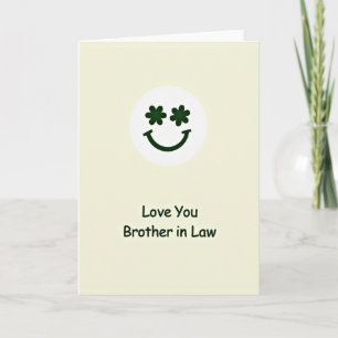 Love You Brother In Law Card