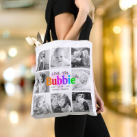 Love You Bubbie Colourful Modern 8 Photo Collage