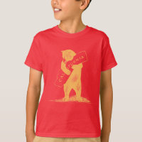 Love You California--Red and Gold