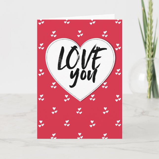 Love you card (Front)