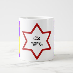 Love you cat be a mama words message fun large coffee mug