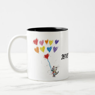 LOVE YOU CAT Coffee Mug