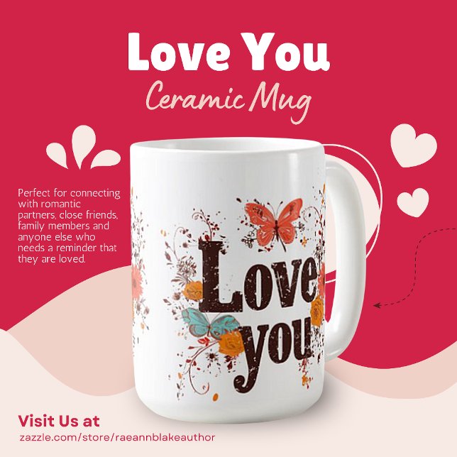Love You Ceramic Mug (Creator Uploaded)