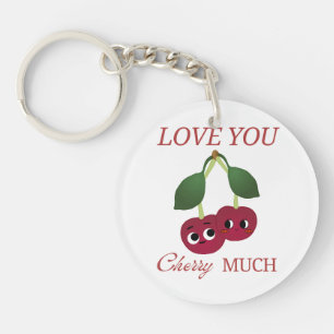 LOVE YOU CHERRY MUCH KEY RING