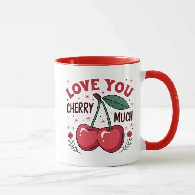 Love You Cherry Much Mug (Right)