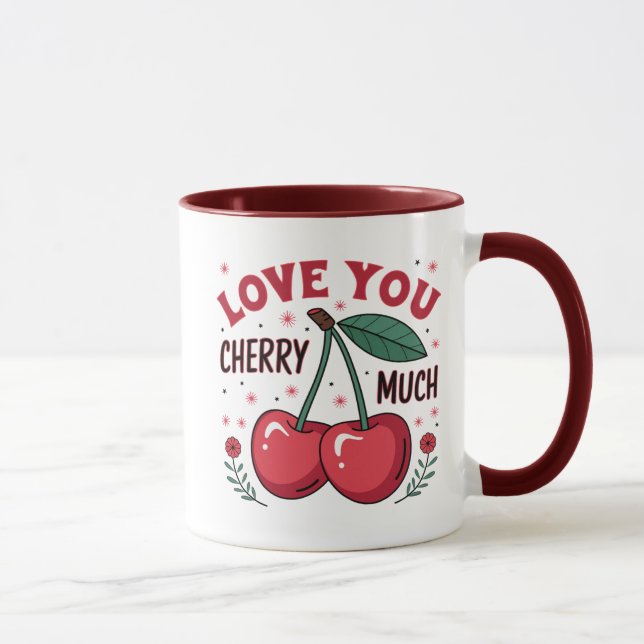 Love You Cherry Much Mug (Right)