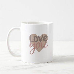 love you coffee mug