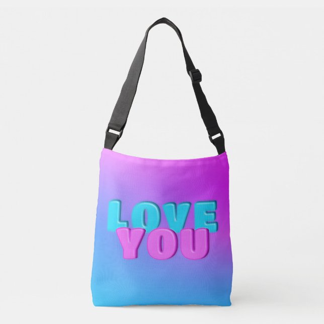 love you crossbody bag (Front)
