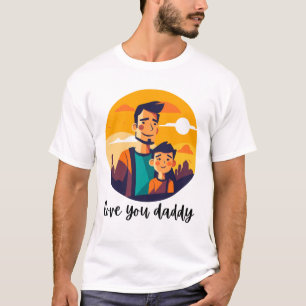 Love You Dad – Heartfelt Father’s Day T-Shirt