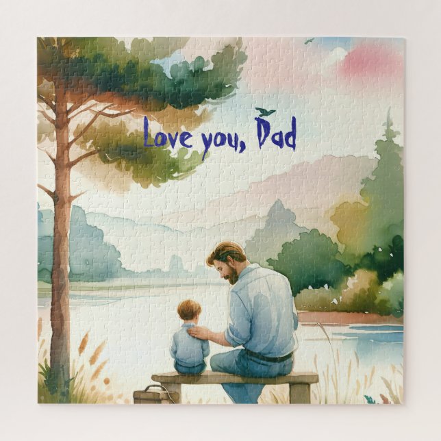 Love you, Dad Jigsaw Puzzle (Vertical)
