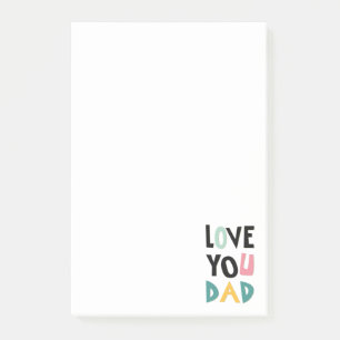 Love You Dad Notes