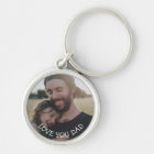 Love you Dad, Personalised Photo Key Chain