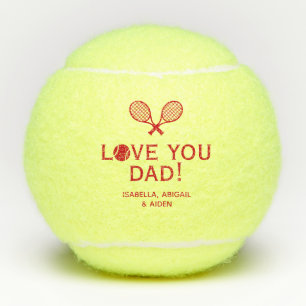 Love You Dad Tennis Balls