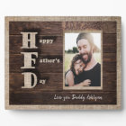 Love You Daddy Custom Photo Rustic Father's Day