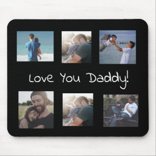 Love You Daddy Personalised Photo Mouse Pad