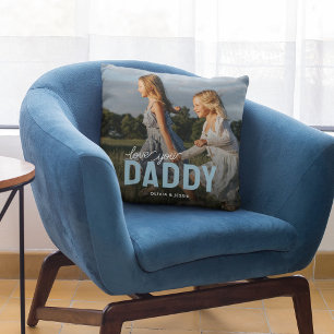 Love You Daddy Photo Cushion
