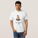 Love You Forever, Dad -  Men's Value T-Shirt<br><div class="desc">Capture the timeless bond between father and child with this touching design, “Love You Forever, Dad.” This emotional illustration shows a heartfelt moment of a dad lovingly holding his child close — symbolising warmth, safety, and unconditional love. Rendered in a cartoon-realistic style with soft colours and clean lines, this artwork...</div>