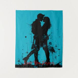 Love You Forever Medium (50" x 60") Tapestry
