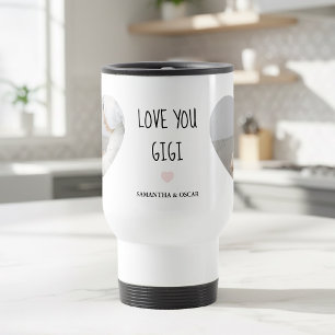 Love You Gigi Personalized Custom Photo Gift Travel Mug