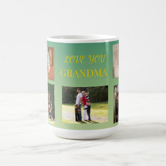 Love You Grandma 5 Photo Design Coffee Mug