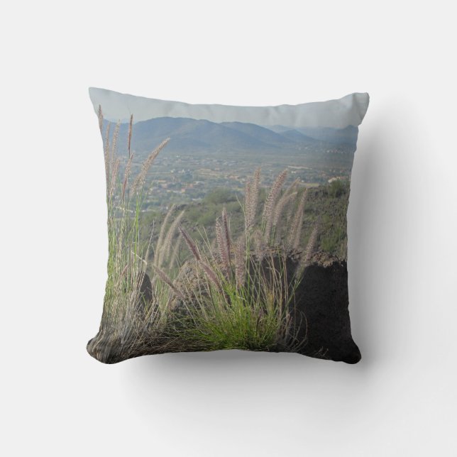 Love You Grandma Distant Mountain Photo Southwest Cushion (Front)
