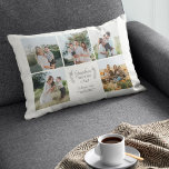 Love you grandma grandkids 5 photo collage decorative cushion<br><div class="desc">Create your own custom family grandchildren photo collage accent pillow with modern editable typography script quote stating "Grandma makes the world wiser".               Surprise your grandma or grandpa with this gift on Grandparents Day,  their birthday,  Christmas,  or any other occasion!</div>
