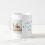 Love You Grandma | Two Photo Collage Coffee Mug<br><div class="desc">This simple and sweet mug says "We Love you Grandma" in trendy, modern typefaces with a charming heart and a spot for names. Minimal two photo template of your favourite personal photos for a gift anyone would love. Mother's Day is the perfect opportunity to show ALL the moms in our...</div>