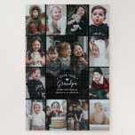 Love You Grandpa Photo Collage Message 1,014 Piece Jigsaw Puzzle<br><div class="desc">Celebrate special moments with this personalised photo puzzle, perfect for creating a meaningful gift for Grandpa. Featuring a custom collage of your favourite family photos, this puzzle combines cherished memories with a fun, interactive activity. The central message, "Love You Grandpa, " along with the personalised message or names, adds a...</div>